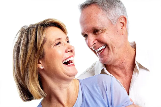 Smiling couple